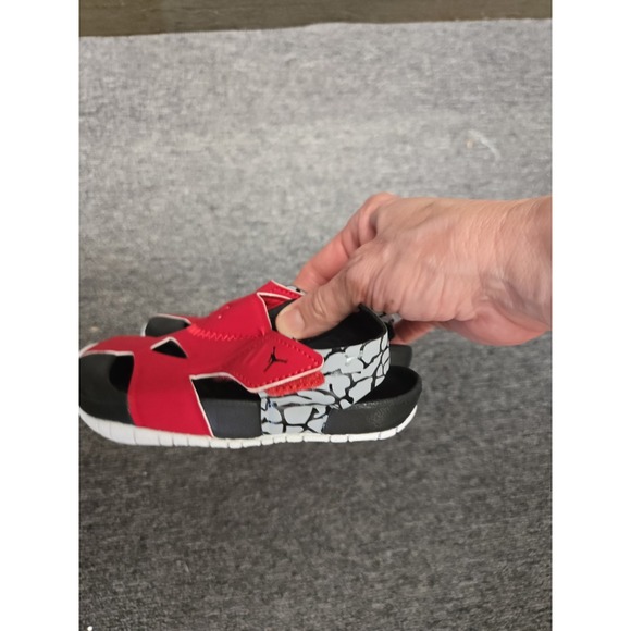 Nike Other - Nike Air Jordan Kid's Flare Strappy Sandals Red/Gray/Black Sz8 C